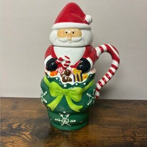 Santa Mug With Lid